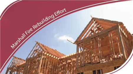 Click on this image to visit the Marshall Fire Rebuilding Effort page