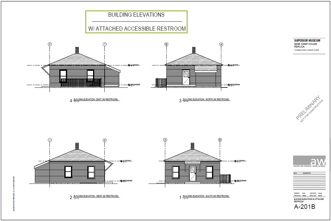 Designs for the Historical Museum rebuild project.