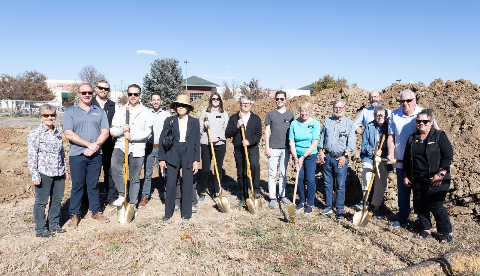 Historical commission committee members, PROS staff and contractors at the Historical Museum rebuild project.