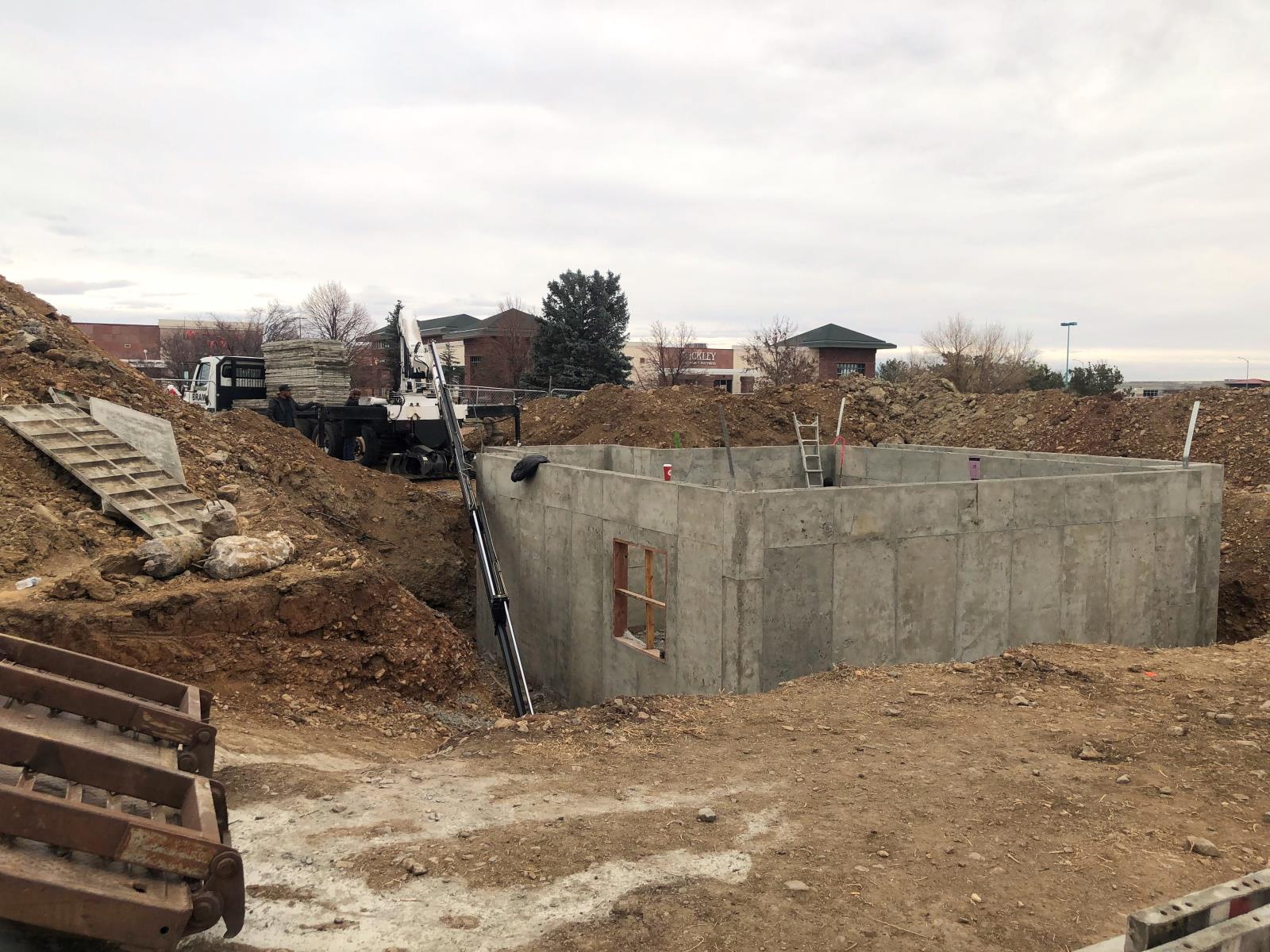 Construction beginning on the Historical Musuem Rebuild.