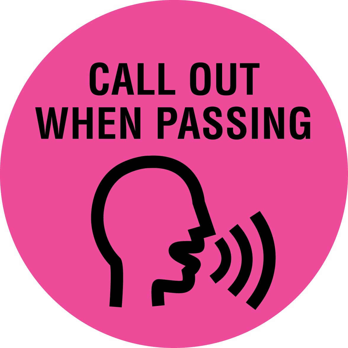 Call out when passing icon