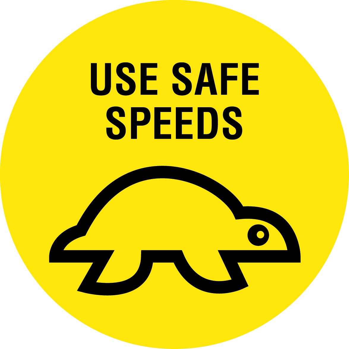 Use safe speeds icon