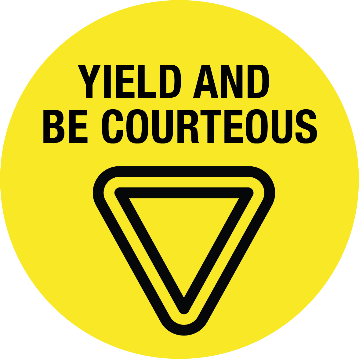 Yield and Be Courteous icon 3